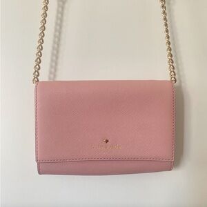 Like New! Pink Kate Spade Saffiano Leather Crossbody